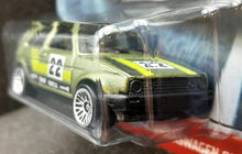 Load image into Gallery viewer, Hot Wheels 2021 Volkswagen Golf MK2 Olive Green Cult Racers 3/5 New Long Card
