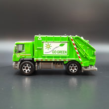 Load image into Gallery viewer, Matchbox 2011 Garbage Truck Light Green #66 City Action 7/14
