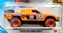 Load image into Gallery viewer, Hot Wheels 2021 Toyota Off-Road Truck Orange #4 Baja Blazers 3/10 New Long Card
