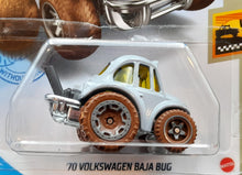 Load image into Gallery viewer, Hot Wheels 2021 &#39;70 Volkswagen Baja Bug Grey #33 Baja Blazers 5/10 New Long Card
