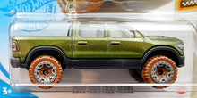 Load image into Gallery viewer, Hot Wheels 2021 2020 RAM 1500 Rebel Green #101 Baja Blazers 8/10 New Long Card
