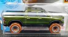 Load image into Gallery viewer, Hot Wheels 2021 2020 RAM 1500 Rebel Green #101 Baja Blazers 8/10 New Long Card
