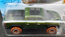 Load image into Gallery viewer, Hot Wheels 2021 2020 RAM 1500 Rebel Green #101 Baja Blazers 8/10 New Long Card
