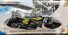 Load image into Gallery viewer, Hot Wheels 2021 Ducati Scrambler Hot Wheels Edition #169 Baja Blazers 9/10 New
