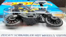 Load image into Gallery viewer, Hot Wheels 2021 Ducati Scrambler Hot Wheels Edition #169 Baja Blazers 9/10 New
