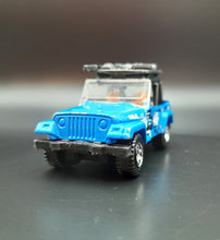 Load image into Gallery viewer, Matchbox 2013 Jeep Wrangler 1998 Light Blue Matchbox Battle 5 Pack Loose

