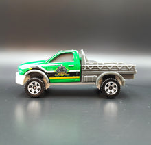 Load image into Gallery viewer, Matchbox 2020 Ram Flatbed Work Truck Green #77 MBX Mountain
