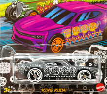 Load image into Gallery viewer, Hot Wheels 2021 King Kuda Matte Black Happy Halloween Series 4/5 New Long Card
