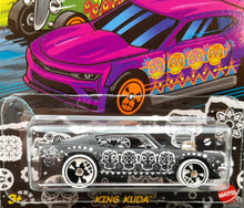 Load image into Gallery viewer, Hot Wheels 2021 King Kuda Matte Black Happy Halloween Series 4/5 New Long Card
