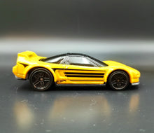 Load image into Gallery viewer, Hot Wheels 2017 &#39;90 Acura NSX Yellow #94 Nightburnerz 4/10
