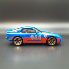 Load image into Gallery viewer, Hot Wheels 2021 &#39;89 Porsche 944 Turbo Satin Blue #45 HW Turbo 2/5
