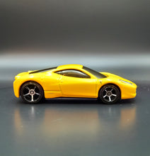 Load image into Gallery viewer, Hot Wheels 2010 Ferrari 458 Italia Yellow #35 HW Premiere
