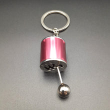 Load image into Gallery viewer, Key Ring/Chain - Explorafind 6 Speed Gearbox Gear Knob Key Ring Pink
