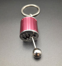 Load image into Gallery viewer, Key Ring/Chain - Explorafind 6 Speed Gearbox Gear Knob Key Ring Pink
