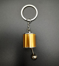 Load image into Gallery viewer, Key Ring/Chain - Explorafind 6 Speed Gearbox Gear Knob Key Ring Gold
