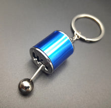 Load image into Gallery viewer, Key Ring/Chain - Explorafind 6 Speed Gearbox Gear Knob Key Ring Blue
