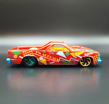 Load image into Gallery viewer, Hot Wheels 2021 &#39;80 El Camino Red #44 HW Art Cars 3/10 - Not Matching Rear Wheel
