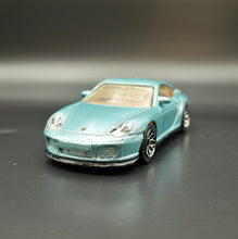 Load image into Gallery viewer, Matchbox 2006 Porsche 911 Turbo Silver Blue #25 MBX Metal
