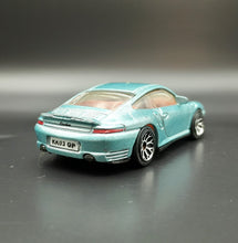 Load image into Gallery viewer, Matchbox 2006 Porsche 911 Turbo Silver Blue #25 MBX Metal
