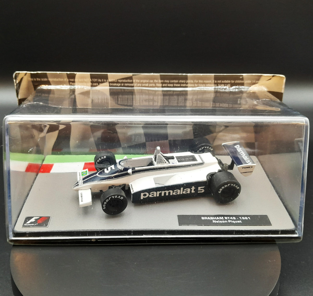 Postcode Bt49 Altaya Formula 1 Collection Brabham BT49 - 1981 Nelson Piquet 1:43 Mod ...