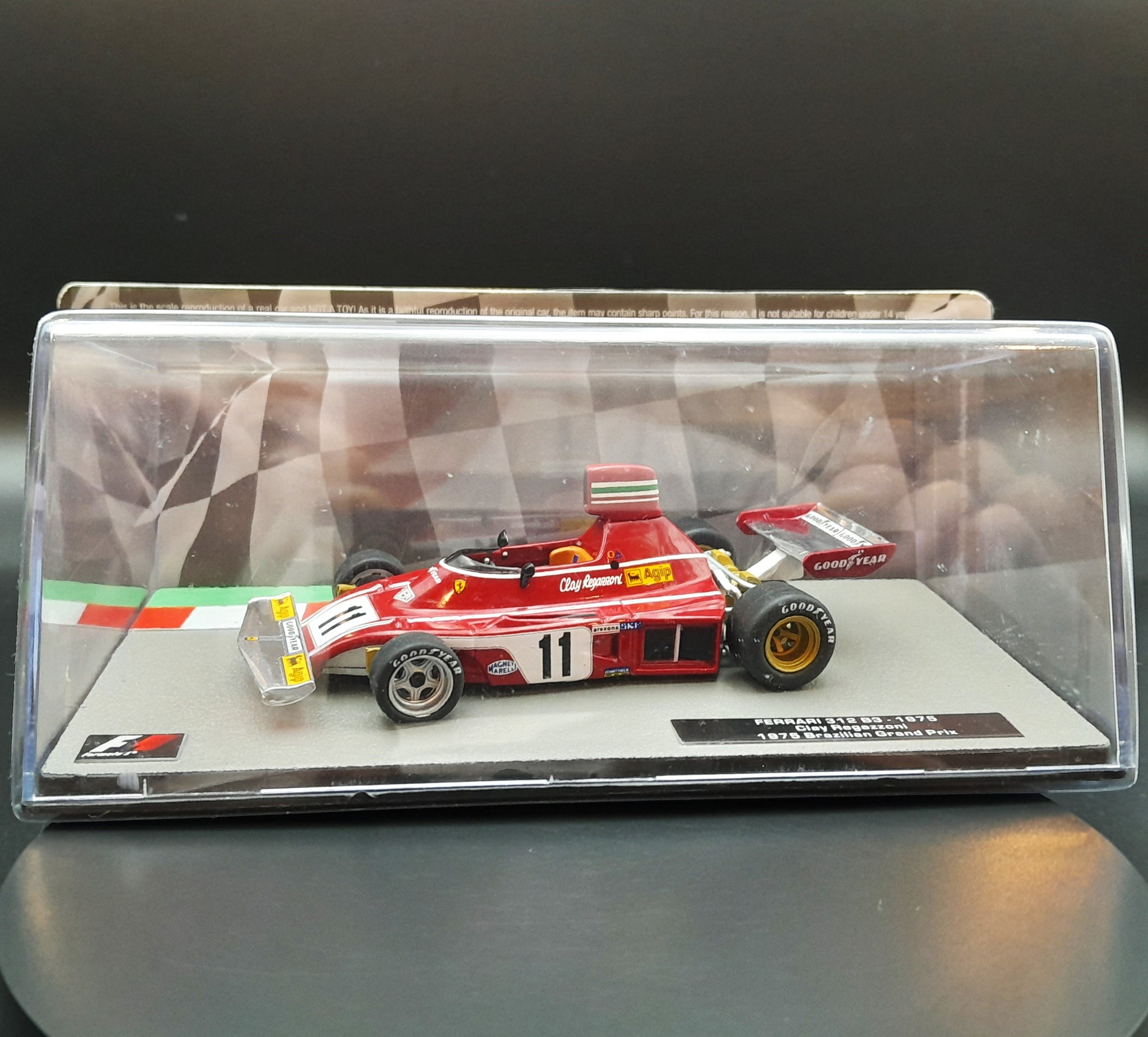 GP Replicas 1:12 Clay Regazzoni Ferrari 312T2 #2 2ème Belgique GP GP Replicas 1:12 Clay Regazzoni Ferrari 312T2 #2 2ème Belgique GP