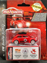 Load image into Gallery viewer, Majorette 2019 VW Beetle Surfing Red #241 Toy Fair Model New Long Card
