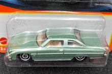 Load image into Gallery viewer, Matchbox 2021 1975 Chevy Caprice Light Green MBX Showroom #86/100 New Long Card
