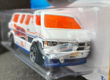 Load image into Gallery viewer, Hot Wheels 2023 Dodge Van White #66 HW 55 Race Team 2/5 New Long Card
