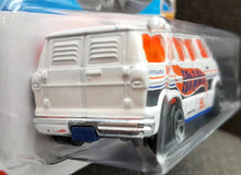 Load image into Gallery viewer, Hot Wheels 2023 Dodge Van White #66 HW 55 Race Team 2/5 New Long Card
