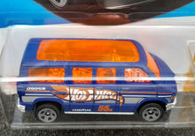 Load image into Gallery viewer, Hot Wheels 2023 Dodge Van Blue #66 HW 55 Race Team 2/5 New Long Card
