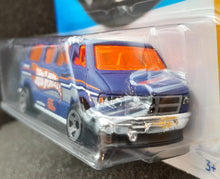 Load image into Gallery viewer, Hot Wheels 2023 Dodge Van Blue #66 HW 55 Race Team 2/5 New Long Card
