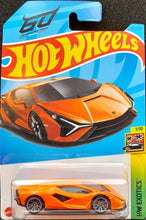 Load image into Gallery viewer, Hot Wheels 2023 Lamborghini Sian FKP37 Orange #163 HW Exotics 1/10 New Long Card
