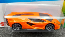 Load image into Gallery viewer, Hot Wheels 2023 Lamborghini Sian FKP37 Orange #163 HW Exotics 1/10 New Long Card
