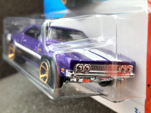 Load image into Gallery viewer, Hot Wheels 2023 &#39;69 Dodge Charger 500 Purple #240 Then and Now 8/10 New Long Card
