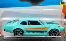 Load image into Gallery viewer, Hot Wheels 2023 Custom Ford Maverick Turquoise #99 Muscle Mania 2/10 New Long Card
