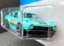 Load image into Gallery viewer, Hot Wheels 2023 Custom Ford Maverick Turquoise #99 Muscle Mania 2/10 New Long Card
