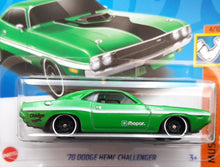 Load image into Gallery viewer, Hot Wheels 2023 &#39;70 Dodge Hemi Challenger Green #123 Muscle Mania 4/10 New

