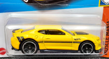 Load image into Gallery viewer, Hot Wheels 2023 2017 Camaro ZL1 Yellow #135 Muscle Mania 5/10 New Long Card
