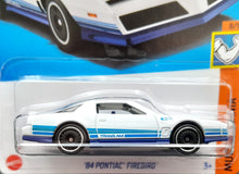 Load image into Gallery viewer, Hot Wheels 2023 &#39;84 Pontiac Firebird White #180 Muscle Mania 8/10 New Long Card
