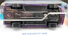 Load image into Gallery viewer, Hot Wheels 2023 &#39;69 Shelby GT 500 Purple Muscle Mania 9/10 New Long Card
