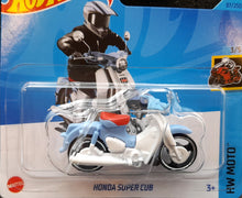 Load image into Gallery viewer, Hot Wheels 2023 Honda Super Cub Light Blue #87 HW Moto 3/5 New
