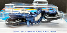 Load image into Gallery viewer, Hot Wheels 2023 Honda Super Cub Custom Blue #160 HW Moto 5/5 New Long Card
