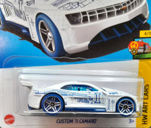 Load image into Gallery viewer, Hot Wheels 2023 Custom &#39;11 Camaro Dark Blue #36 HW Art Cars 4/10 New Long Card
