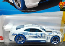 Load image into Gallery viewer, Hot Wheels 2023 Custom &#39;11 Camaro Dark Blue #36 HW Art Cars 4/10 New Long Card
