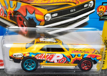 Load image into Gallery viewer, Hot Wheels 2023 &#39;68 Copo Camaro Yellow #63 HW Art Cars 5/10 New
