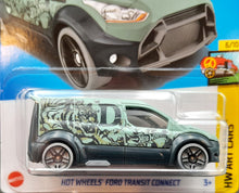 Load image into Gallery viewer, Hot Wheels 2023 Ford Transit Connect Teal #64 HW Art Cars 6/10 New Long Card
