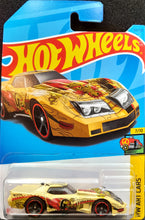 Load image into Gallery viewer, Hot Wheels 2023 &#39;76 Greenwood Corvette Beige #65 HW Art Cars 7/10 New Long Card
