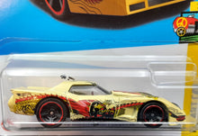 Load image into Gallery viewer, Hot Wheels 2023 &#39;76 Greenwood Corvette Beige #65 HW Art Cars 7/10 New Long Card
