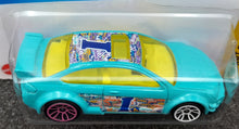 Load image into Gallery viewer, Hot Wheels 2023 &#39;08 Ford Focus Turquoise HW Art Cars 8/10 New Long Card
