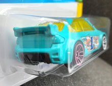 Load image into Gallery viewer, Hot Wheels 2023 &#39;08 Ford Focus Turquoise HW Art Cars 8/10 New Long Card
